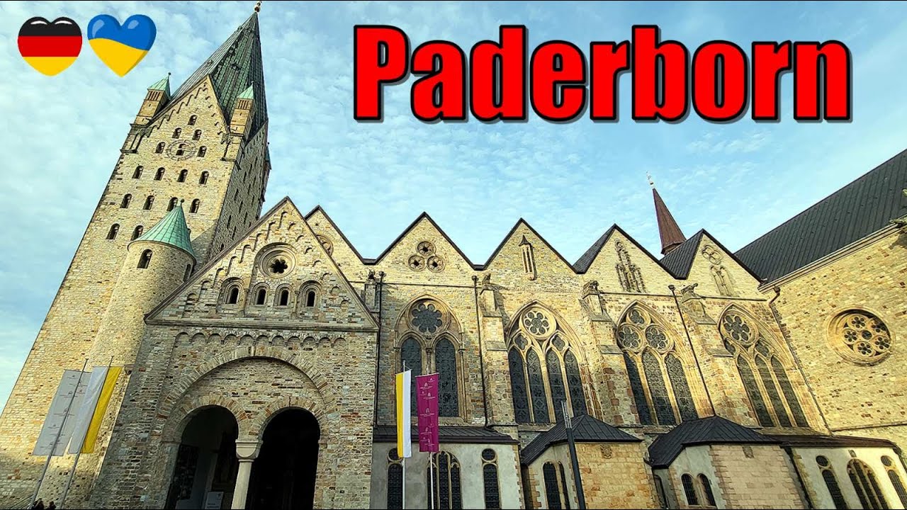 Красивый немецкий город ПАДЕРБОРН! Украинцы в Германии!