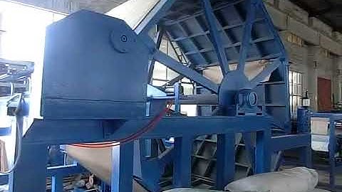 Semi automatic honeycomb core machine test in factory