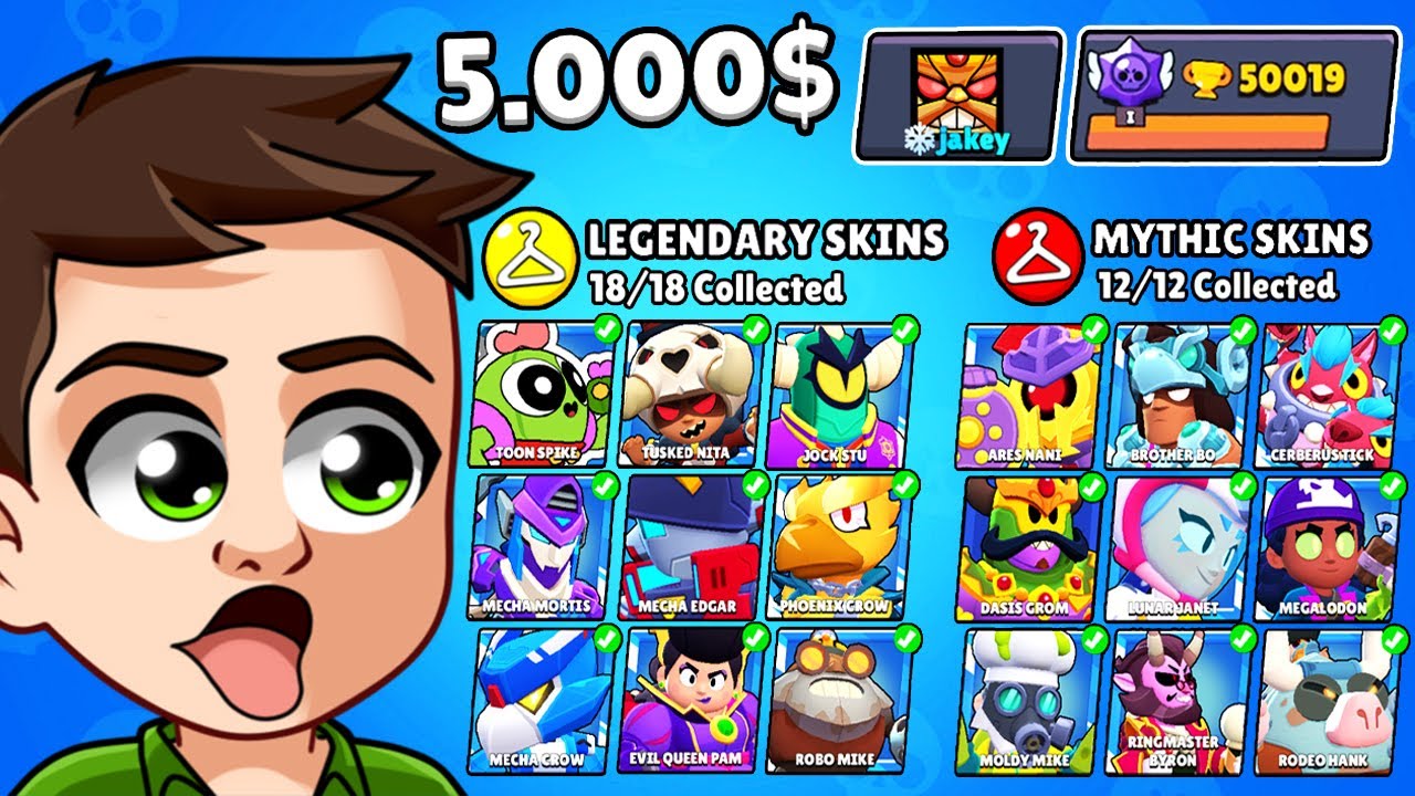 *PREZENTAREA* Contului Meu de Brawl Stars! CAT VALOREAZA?