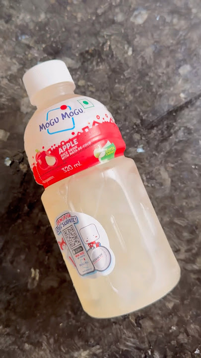 Mogu Mogu Apple Juice Drink with Nata De Coco|320 mL for ₹75 #shorts #asmr #foodreview