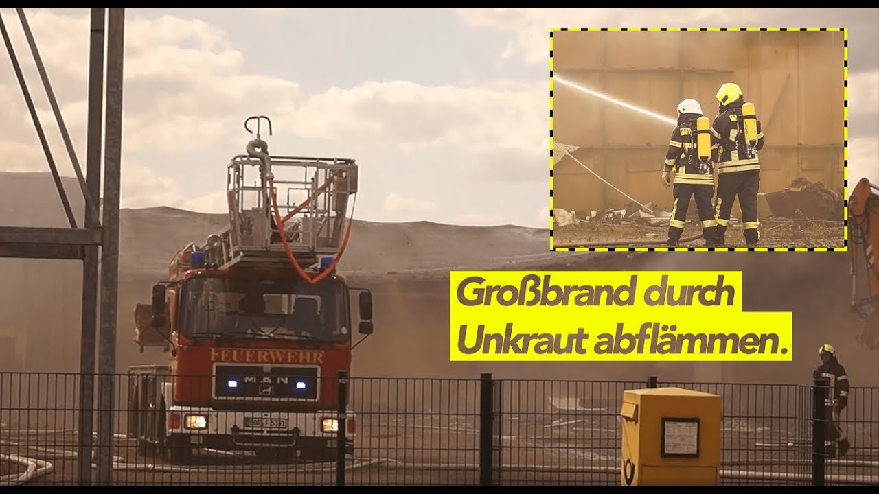 [Gronau] GROSSBRAND in MÖBELLAGER | Neue Drehleiter | 6 Feuerwehren im Einsatz