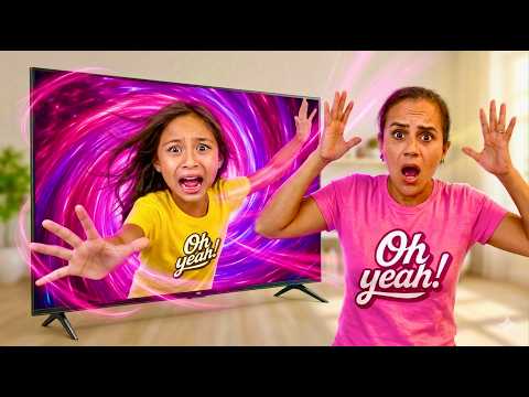 A TV VIROU UM PORTAL E CLOCLOE FOI TELETRANSPORTADA 😱
