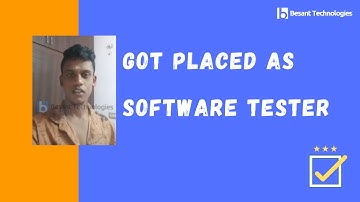 Besant Technologies Placement Review | BSc IT 2020 Student Got Job as QA Tester After 1 Year Gap