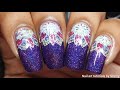 Reverse stamping nail art  nail art tutorials by sherry