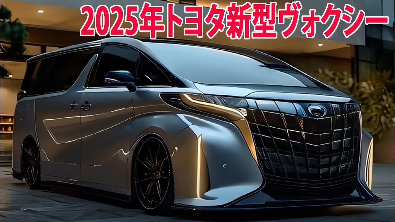 2025年トヨタ新型ヴォクシー煌、イ はカッコいいぞ！環境性能型