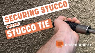Securing Stucco with the Stucco Tie