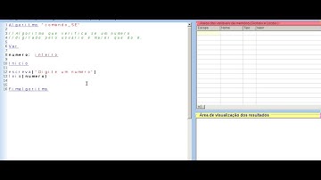 VisuALG: utilizando o comando SE