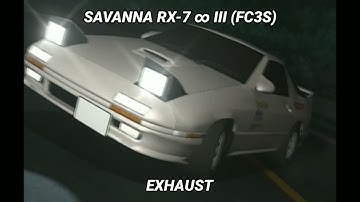 FC3S Exhaust | Initial D sound effects