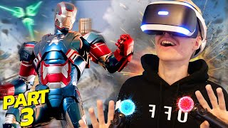 DEFENDING THE SHIELD HELICARRIER | Marvel's Iron Man VR - Part 3 (PS4 Walkthrough/Gameplay)