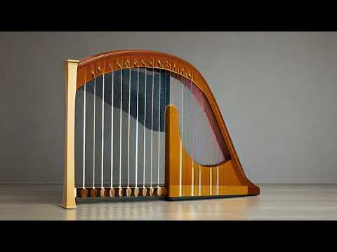 Minor Reverie 🎶🌘 | Harp Minor Arpeggio Up and Down Sound Effect | Melodic Musical Tale No Copyright