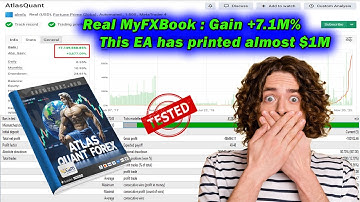 Review Signal and Backtest AtlasQuant Forex EA MT4 - What is going on with this EA?? | EcomForex