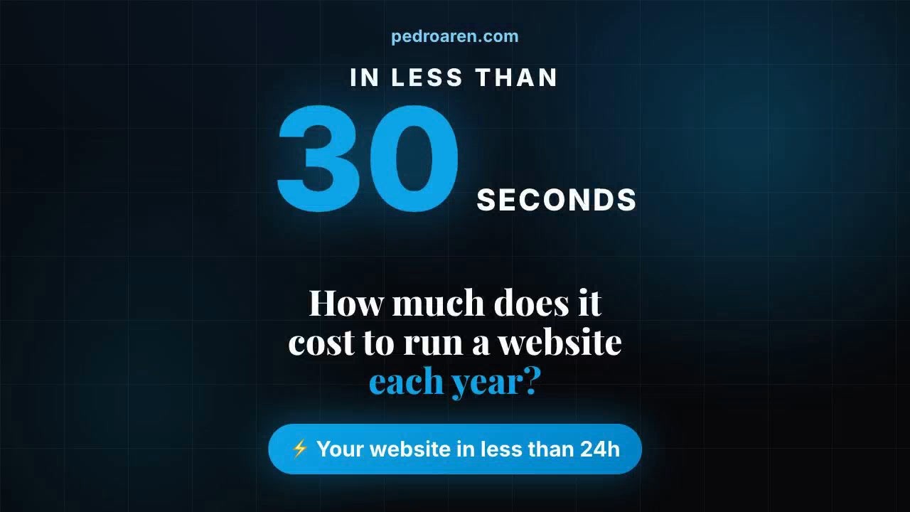 How much does it cost to maintain a website per year?