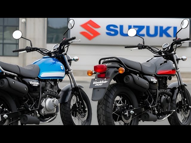 NEW 2026 Suzuki VanVan 200 FINALLY Launched! Retro Scrambler Is