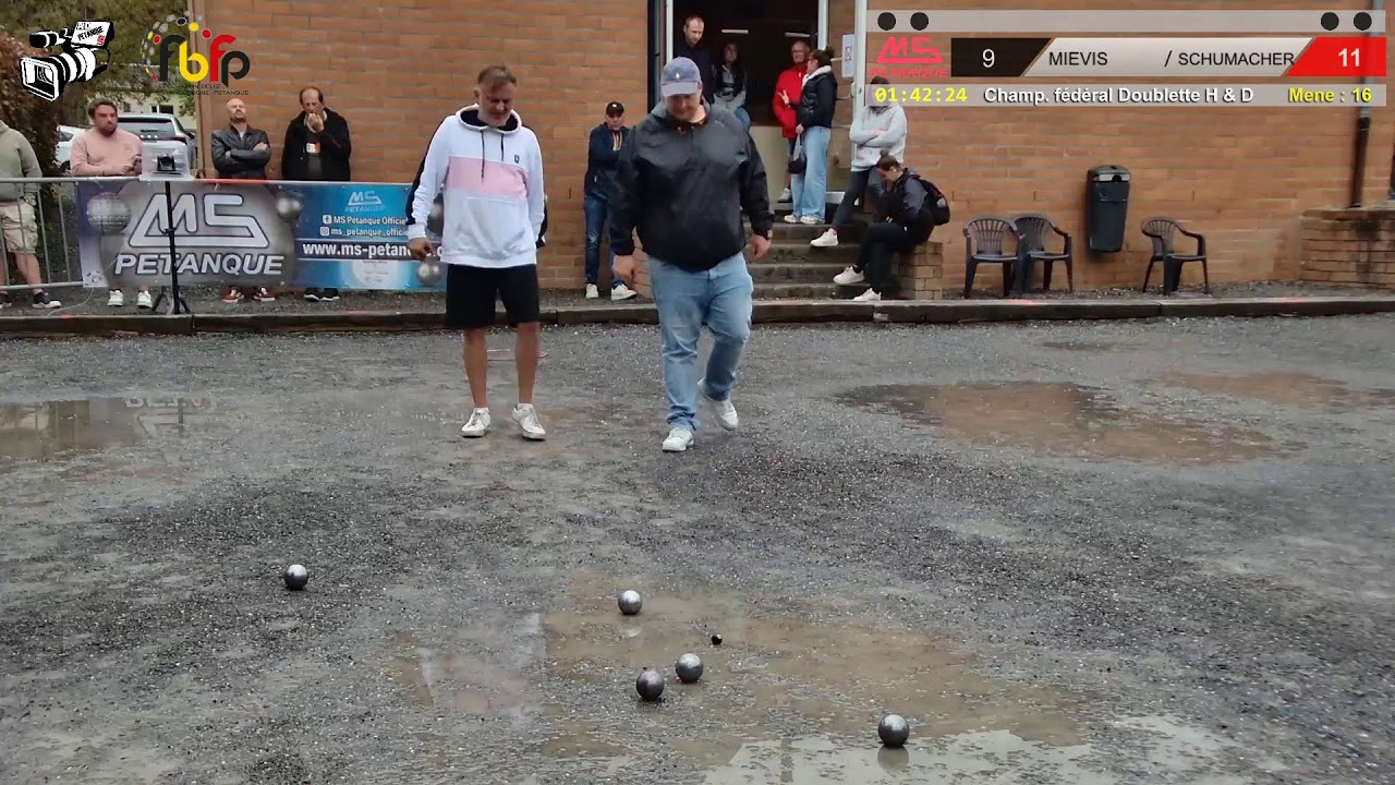 Miniature de la vidéo : Pétanque Championnat Fédéral Doublette Homme