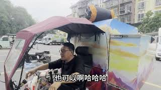 宁夏大哥花3万自改四轮躺车漫游中国,真的是高手在民间
