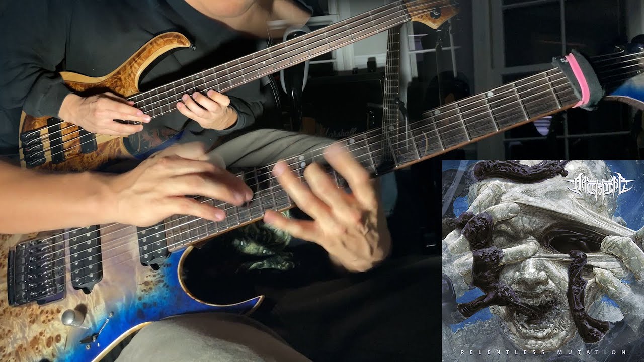 Archspire - Relentless Mutation (Guitar & Bass Full Cover) - YouTube