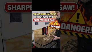 Das Piert, Wenn Man Die Säge Nicht Schärft. Ägeschärfen