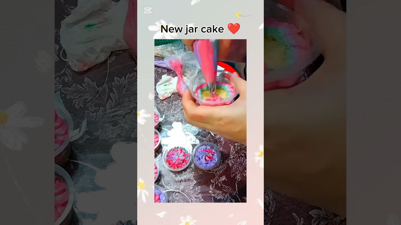 New jar cake ❤️.