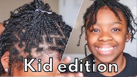 STARTER LOCS TUTORIAL w/ TWO STRAND TWIST  | LOC JOURNEY | Kid Friendly | Being TYMARA