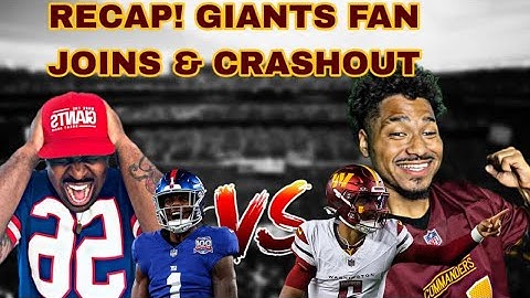 Behind Enemy Lines WSH COMMANDERS vs NY GIANTS : Post Game Livestream