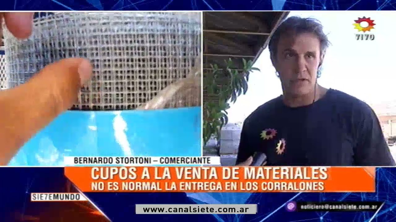 Cupos a la venta de materiales: no es normal la entrega en los corralones