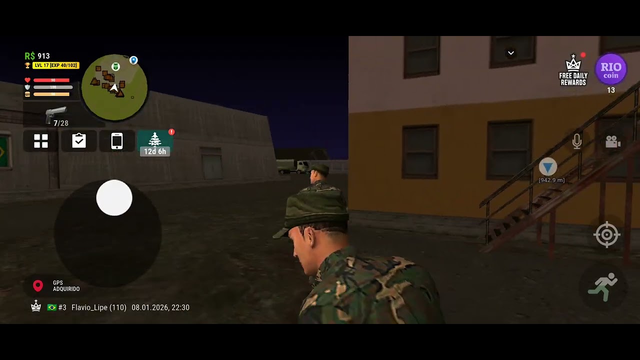 HOJE EU AJUDEI O (EXÉRCITO BRASILEIRO)..(RIO RISE) CONTRA A INVASÃO DOS VERDE (RP)