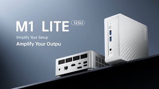 MINISFORUM M1 Lite-125U Mini PC | Intel Core Ultra 5 125U, USB4 &amp; Triple Display