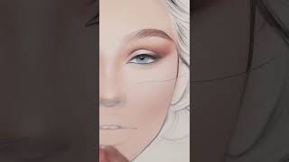 Easy Face Chart Tutorial for beginners | Face Chart Makeup eyebrows #facechart