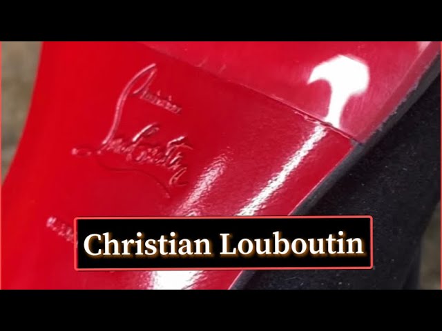 Men's Christian Louboutin shoes, adding thin rubber sole protector 