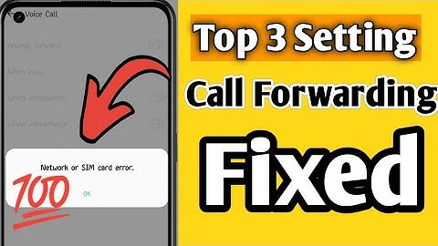 Network or Sim Card Error 100% 🥳 Solved | Call Forwarding कैसे हटाएं Jio |Jio Call Forwarding Solved