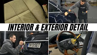 Interior & Exterior Detailing Mercedes S Class - Car Detailing