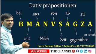 Dativ Präpositionen | German Grammar in Hindi | Dativ |  Learn German A1 A2 B1 screenshot 4