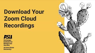 Download Your Zoom Cloud Recordings screenshot 4