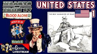 United States of America | Hearts of Iron IV Road to 56 | Livestream 1