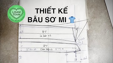 Hướng dẫn Thiết kế Bâu Sơ mi nam cơ bản#baigiangmszung 