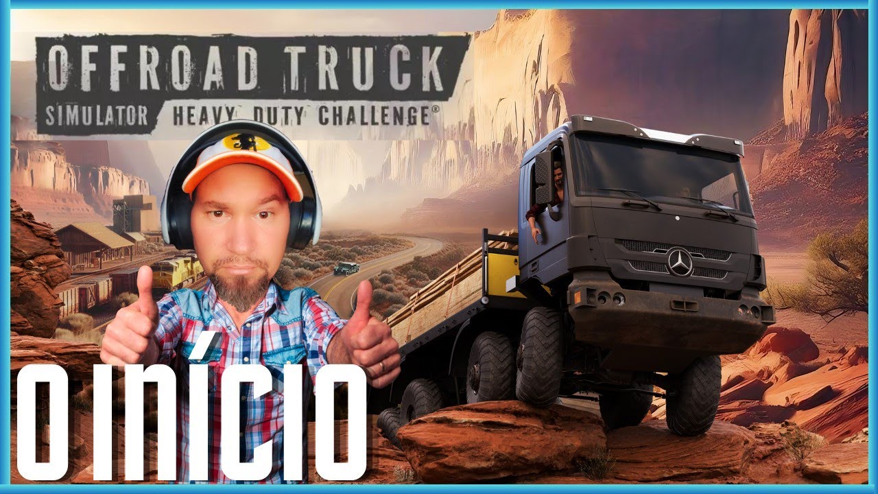 Offroad Truck Simulator - Gameplay do Simulador Real bem Difícil, legendado em português PT-BR/ PS5
