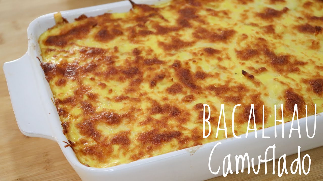 Receita de Bacalhau Camuflado | Muito Cremoso!