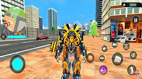 Bumblebee Multiple Transformation Jet Robot Car&Bike Game New Mission 15 #11- Android Gameplay