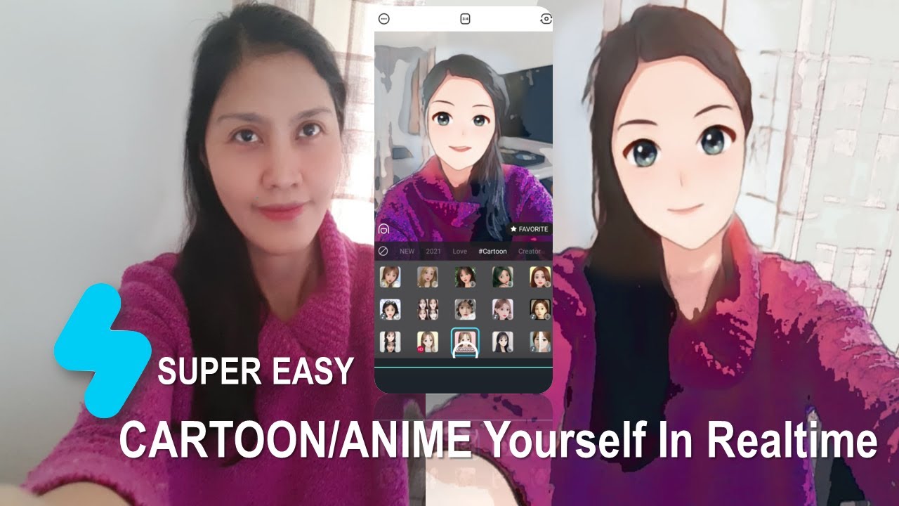 How to Cartoon Yourself | Anime Yourself Live | App for Android to Cartoon  Yourself - YouTube