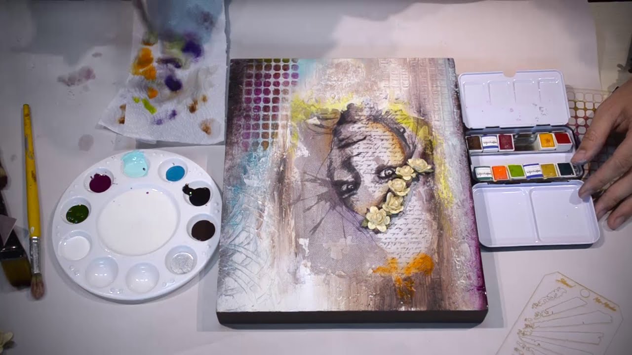 tecnica mix media  (cuadro fotografía )