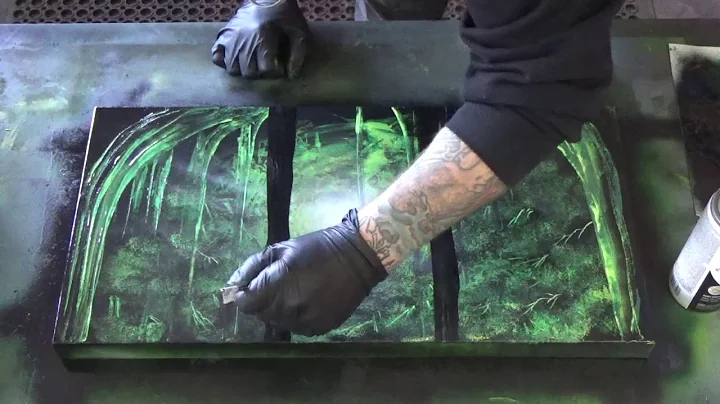 EMERALD FOREST - Spray Paint Art by Markus Fussell