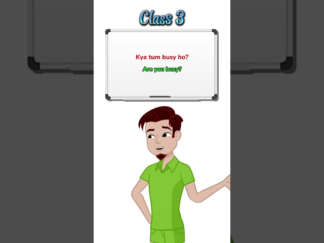 Class 3 | Learn Daily Use English Sentences with Urdu Translation in 1 Minute! #Shorts