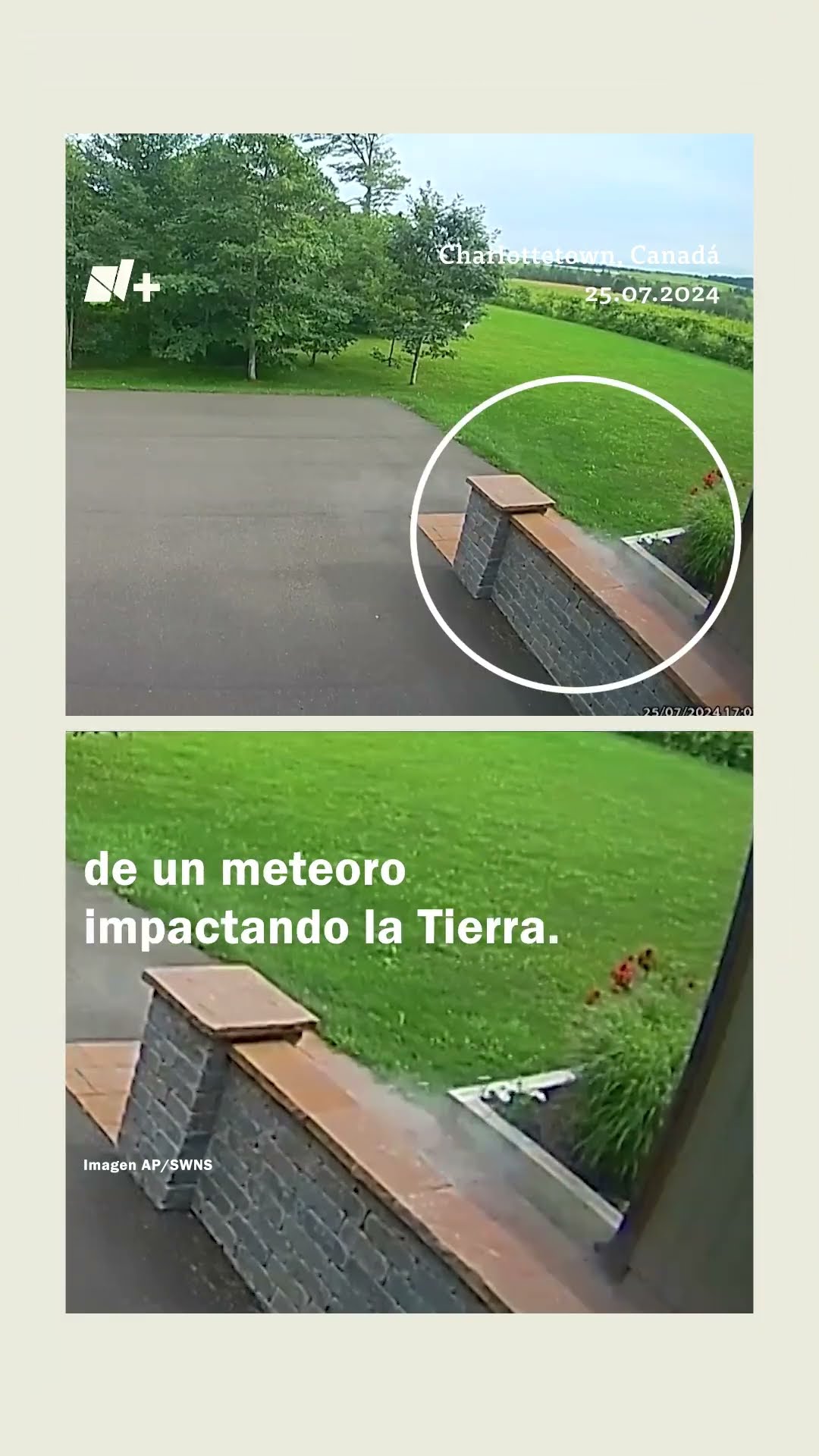 Por primera vez captan sonido de meteoro chocando contra la tierra - N+ #Shorts