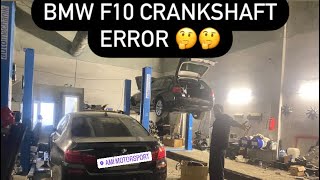 BMW F10 N57 crankshaft error 🤔 превъртял биелен лагер + надран основен 😵😵😵