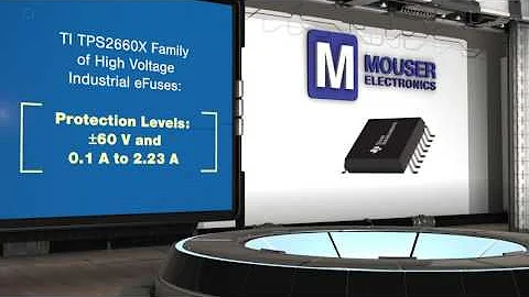 Texas Instruments TPS2660x 60V 2A Industrial eFuse - New Product Brief | Mouser Electronics