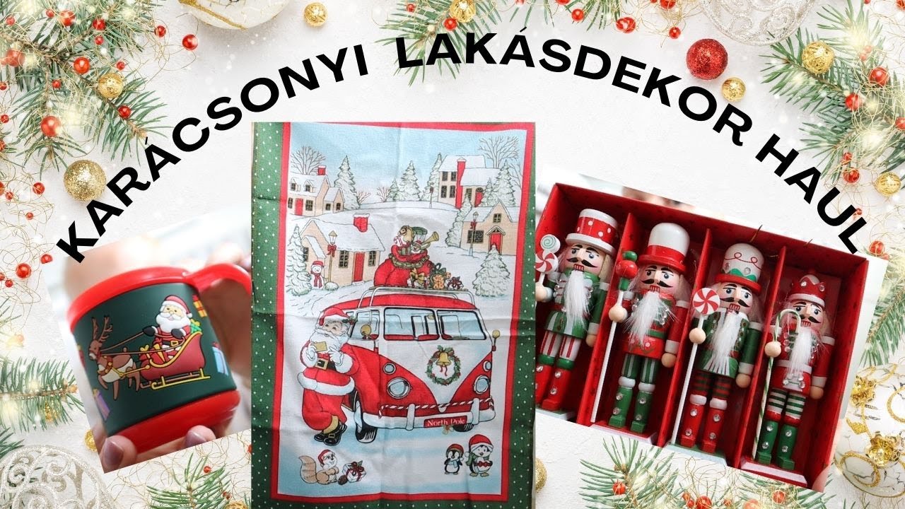 Karácsonyi dekor haul - mit vettem a boltokban