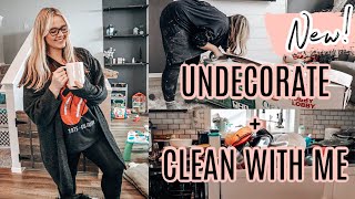 NEW YEAR CLEAN WITH ME | CLEAN AND UNDECORATE CHRISTMAS WITH ME | ULTIMATE CLEANING MOTIVATION 2020