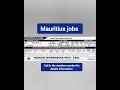 jobs in Mauritius 2026