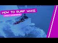 Optimist sailing  how to surf wake  heavy conditions