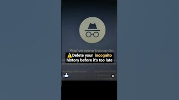 Delete your incognito history before its too late 🤯#shorts #youtubeshorts